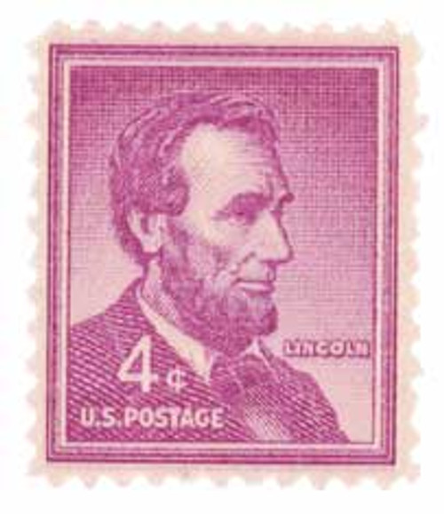 1036  - 1954 Liberty Series - 4¢ Abraham Lincoln
