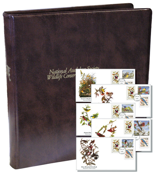 FD208  - 2008 Audubon FDCs with Album