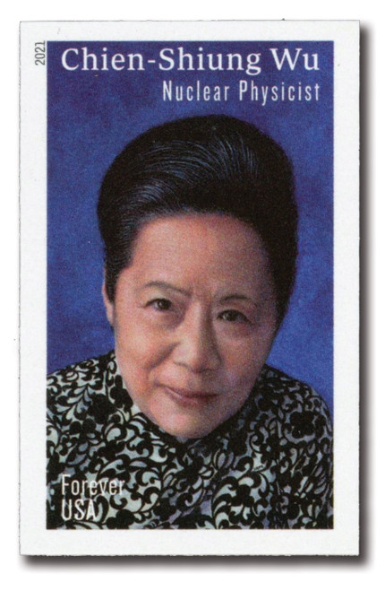 5557a  - 2021 First-Class Forever Stamp - Imperforate Chien-Shiung Wu