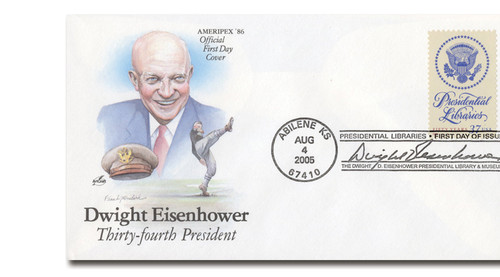 AC590  - 8/4/2005, USA, Dwight Eisenhower 34th President, Presidential Libraries