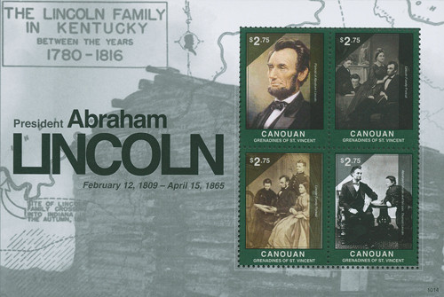 M10805  - 2010 Canouan Abe Lincoln 4v Mint