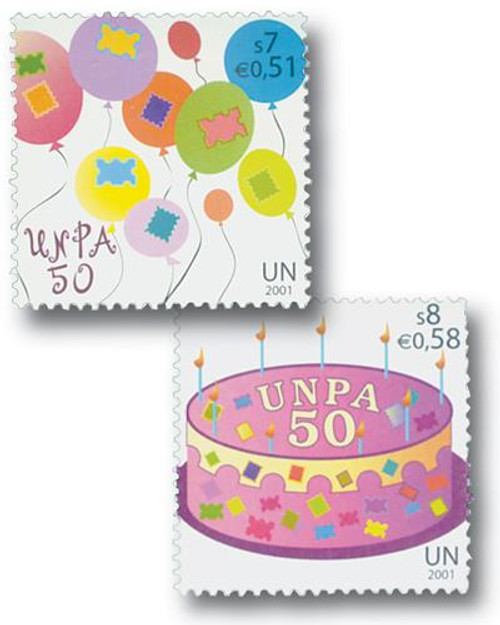 UNV294-95  - 2001 Postal Admin. 50th Anniversary