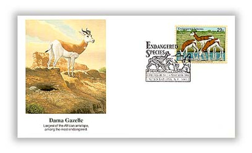 7502796  - 1994 U.N. Dama Gazelle First Day Cover