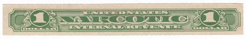 RJA73b  - 1919-64 $1 green, Narcotic Tax Stamp