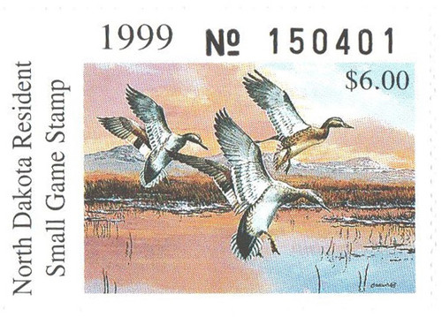 SDND77  - 1999 North Dakota State Duck Stamp