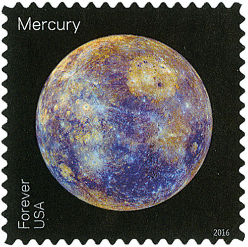 5069 - 2016 First-Class Forever Stamp - Views of Our Planets: Mercury