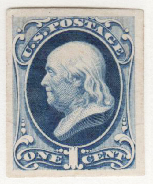 145P3  - 1870-71 1c ultra, plate on India