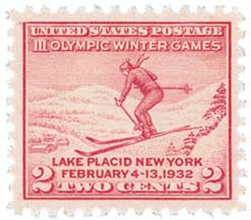 716  - 1932 2c Third Olympic Winter Games