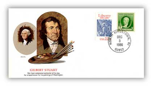 81840  - 1986 Gilbert Stuart/Shapers of Am. Liberty