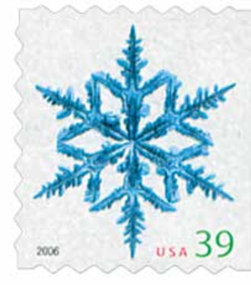 4113  - 2006 39c Contemporary Christmas: Spindly Arms Snowflake, ATM