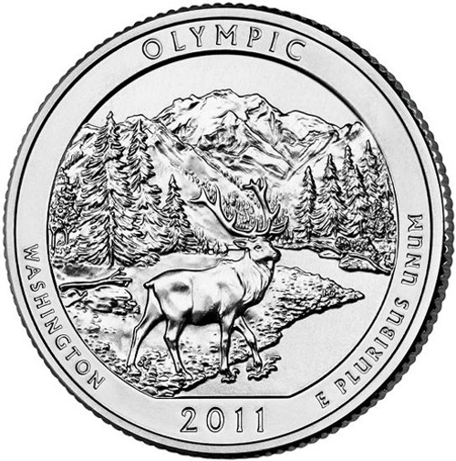 CNWAOL25P  - 2011 Olympic National Park Quarter, P Mint