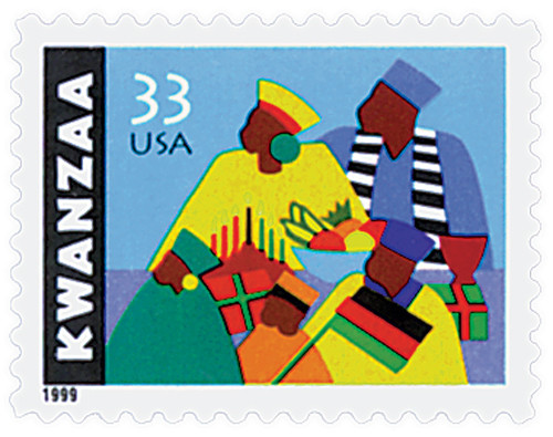 3368  - 1999 33c Kwanzaa