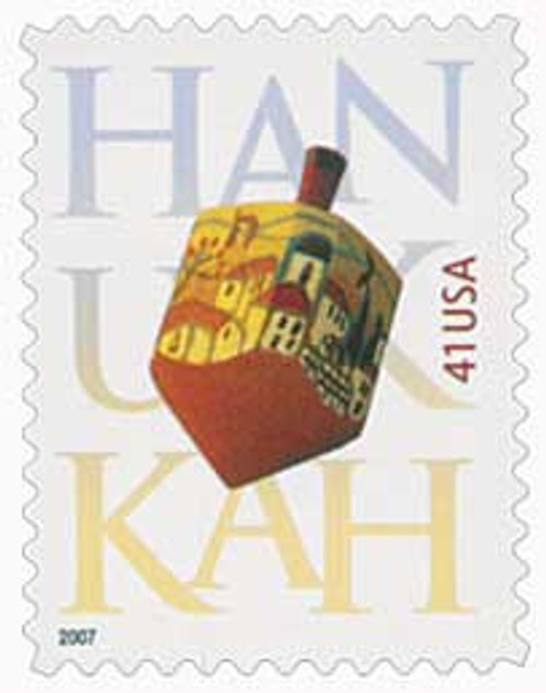 4219  - 2007 41c Hanukkah