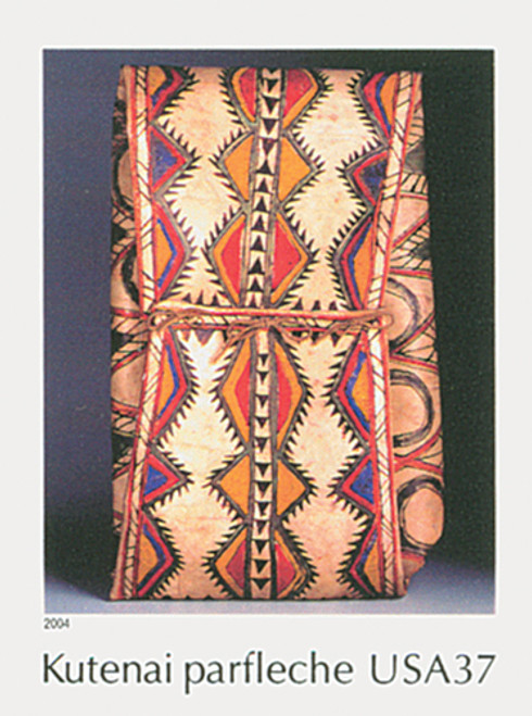 3873b  - 2004 37c Art of the American Indian: Kutenai Parfleche