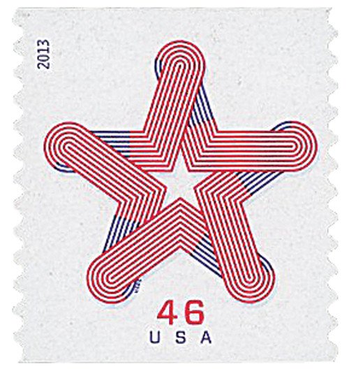 4749  - 2013 46c Patriotic Star