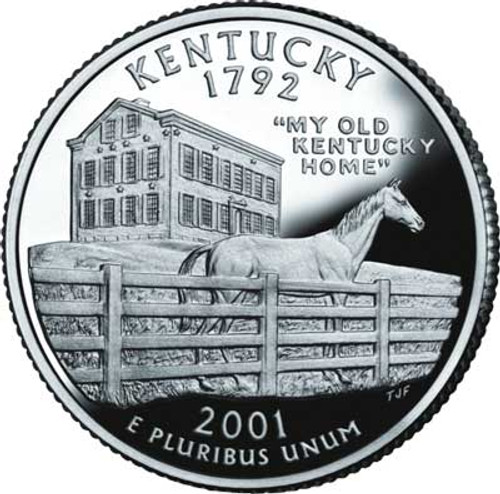 CNKY25P  - 2001 Kentucky State Quarter, P Mint