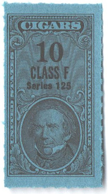 TC2662a  - 1955, 10 Cigar Revenue Tax Stamps - Class F, Series 125
