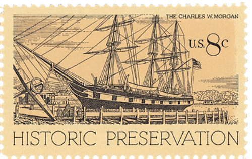 1441  - 1971 8c Historic Preservation: The Charles W. Morgan