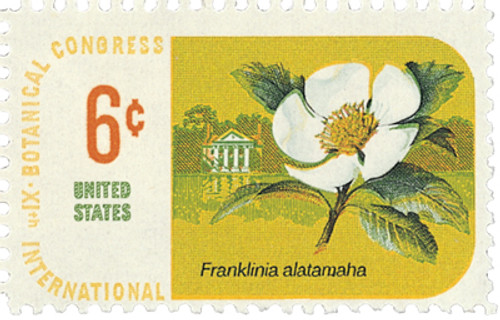 1379  - 1969 6c Botanical Congress Franklin Tree