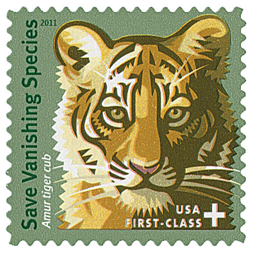 B4  - 2011 Non-Denominated, 44c & 11c Surtax Semipostal - Save Vanishing Species