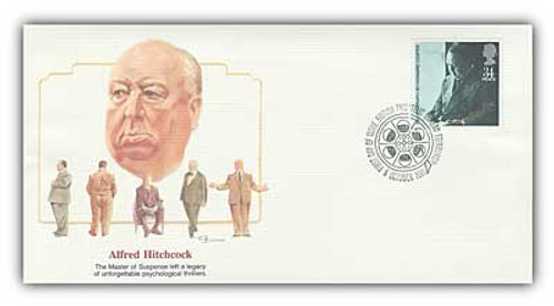 9A1123  - 1985 34p Alfred Hitchcock