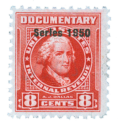 R541  - 1950 8cUS Internal Revenue Stamp - watermark, perf 11, carmine