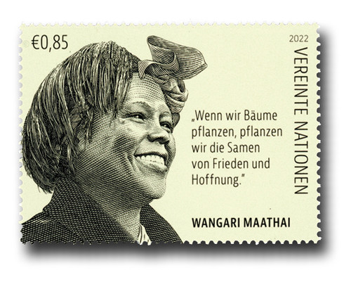 UNV695  - 2022 UN Vienna 0,85 Wangari Warrior