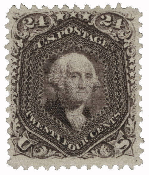 109  - 1875 24c Washington, deep violet