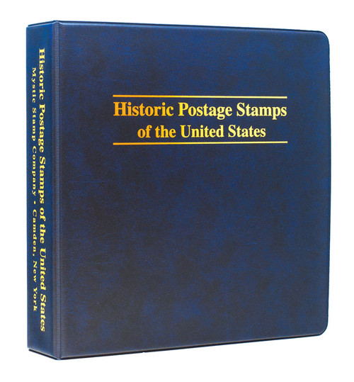 ES500  - Mystic's Historic Stamps of the United States Binder, 3-Ring, 11 x 11 1/2