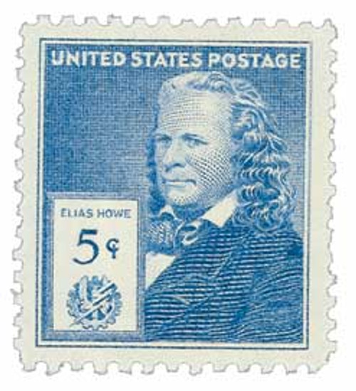 892  - 1940 Famous Americans: 5c Elias Howe