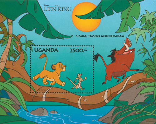 MDS493B - Uganda 1994 Simba & Timon, Mint1269s/s