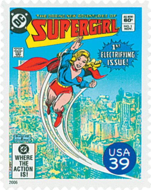 4084s  - 2006 39c DC Comics Super Heroes: Cover of Supergirl