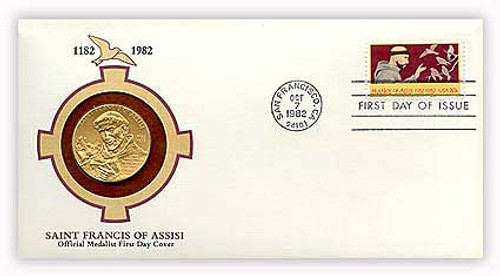 59063E  - 1982 St Francis Gold Medalist Cover
