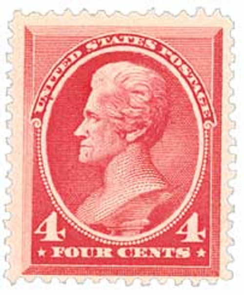 215  - 1888 4c Andrew Jackson, carmine