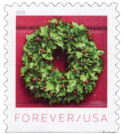 4814 - 2013 Global Forever Stamp - Evergreen Wreath - Mystic Stamp Company