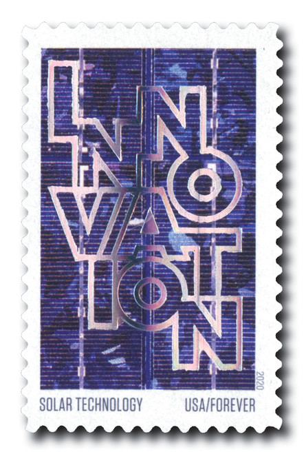 5518  - 2020 55c First-Class Forever Stamps - Innovation: Solar Technology