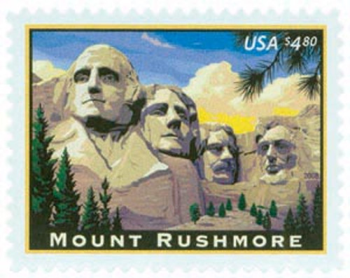 4268  - 2008 $4.80 Mount Rushmore, Priority Mail