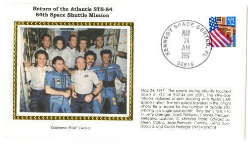 STS84R  - STS-84 Return Cover