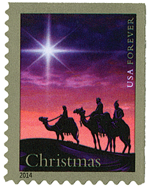 4945  - 2014 First-Class Forever Stamp - Traditional Christmas: The Christmas Magi