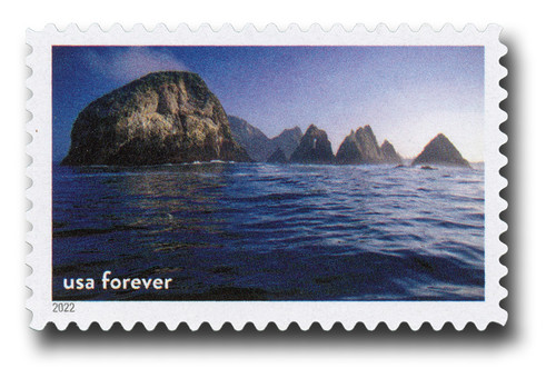 5713f  - 2022 First-Class Forever Stamp - National Marine Sanctuaries: Farallon Islands