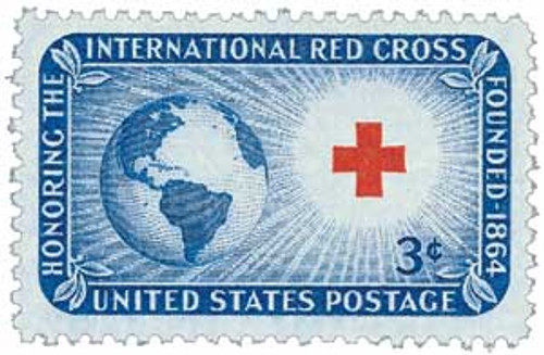 1016  - 1952 3¢ International Red Cross