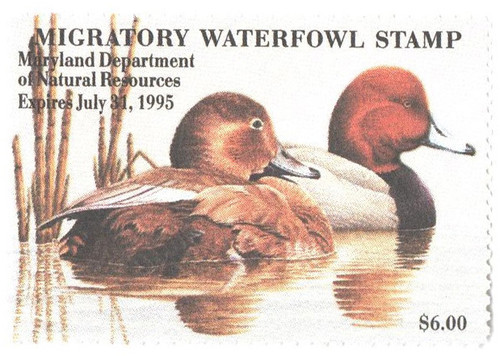 SDMD21  - 1994 Maryland State Duck Stamp