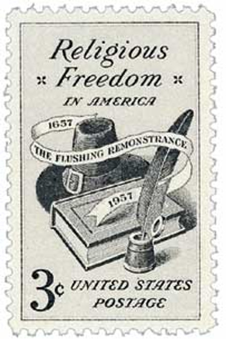 1099  - 1957 3¢ Religious Freedom