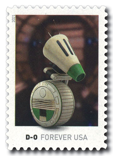 5576  - 2021 First-Class Forever Stamp - Star Wars Droids: D-O