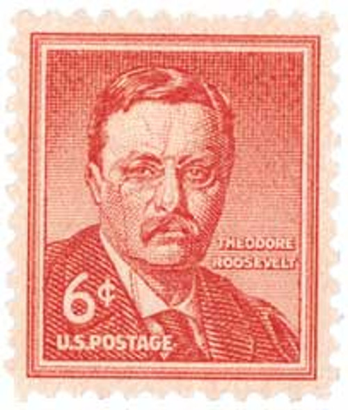 1039  - 1955 Liberty Series - 6¢ Theodore Roosevelt