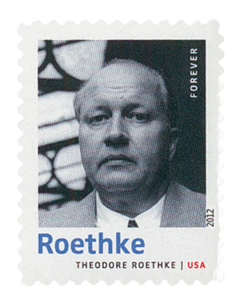 4663  - 2012 First-Class Forever Stamp - 20th Century American Poets: Theodore Roethke