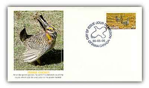 6A854  - 1980 17c Prairie Chicken