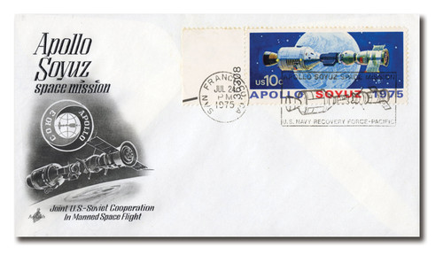 AC350  - 7/24/1975, Apollo Soyuz, Joint U.S.-Soviet Cooperation