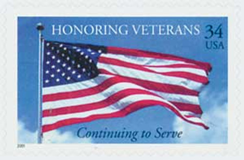 3508  - 2001 34c Honoring Veterans