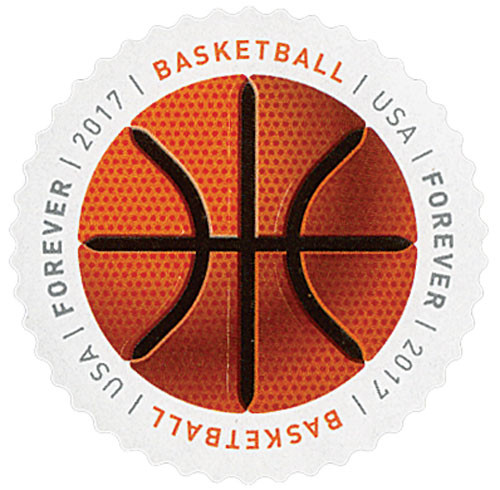 5208  - 2017 First-Class Forever Stamp - Have a Ball!: Basketball